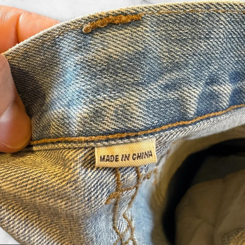 J Crew 484 Style Mens Jeans Extra Slim Fit Light Wash Denim Size 28 x 32 Kaihara